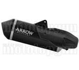 Échappement Sans Homologation Sonore Sonora Corps En Titane Noir Et Embout En Carbone - Arrow Special Parts Compatible Avec Moto Morini X-Cape 1200 (2026)