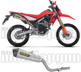 Échappement Sans Homologation Sonore X-Kone Nichrom Embout Carby - Arrow Special Parts Compatible Avec Honda Crf 300 L (2025-2026)