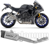 Système D'Échappement Non Catalysé Et Sans Homologation Acoustique Indy-Race Evo Titanium Embout Carby - Arrow Special Parts Compatible Avec Yamaha Yzf-R1 1000 (2025)