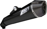 Exhaust Tip Without Sound Certification Conical Steel Black Endcap Carbon - Zard Compatible With Bmw R 1200 (2004-2008)