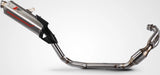 Système D'Échappement Complet Non Catalysé Et Sans Homologation Acoustique Sabbia Acier - Zard Compatible Avec Aprilia Tuareg 660 (2022-2023)