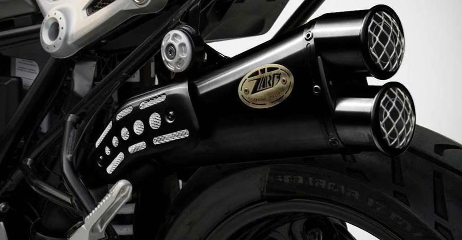 Échappement Sans Homologation Sonore Special Edition Acier Noir - Zard Compatible Avec Ducati Scrambler 800 (2015-2019)