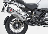 Échappement Sans Homologation Sonore Penta-R Acier Embout Carbon - Zard Compatible Avec Bmw R 1200 Gs (2013-2018)