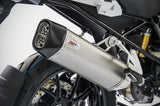 Échappement Sans Homologation Sonore Acier Embout Carbon - Zard Compatible Avec Bmw R 1250 Gs (2019-2020)