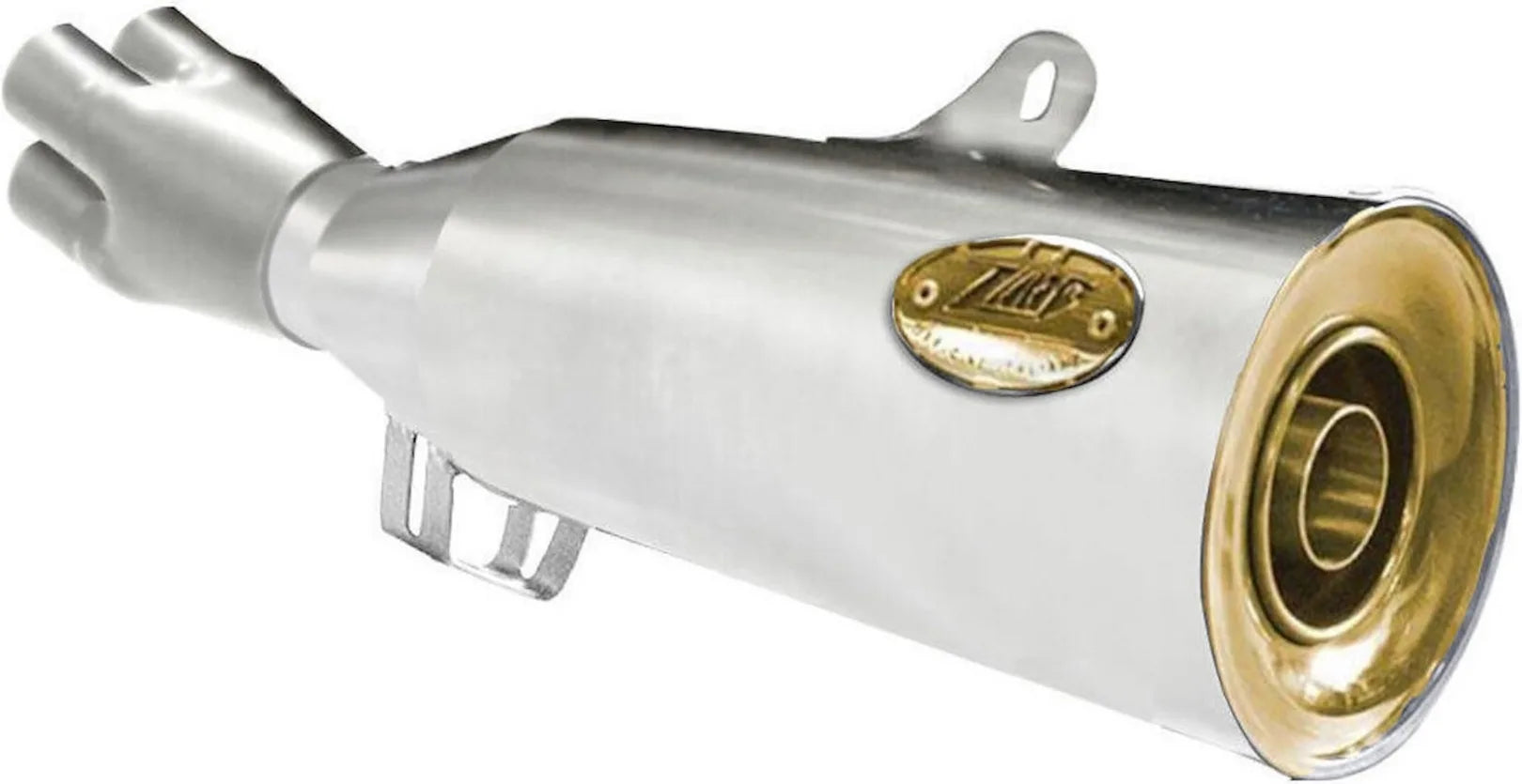 Système D'Échappement Complet Non Catalysé Et Sans Homologation Acoustique Acier Embout Bronze - Zard Compatible Avec Bmw K100 - Rs - Rt - Lt (1983-1989)