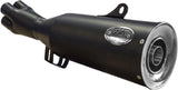 Système D'Échappement Complet Non Catalysé Et Sans Homologation Acoustique Acier Noir - Zard Compatible Avec Bmw K100 - Rs - Rt - Lt (1983-1989)