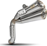 Exhaust Tip Without Sound Certification Hardy Stainless Steel - Zard Compatible With Bmw R Nine T 1200 Scrambler (2017-2020)