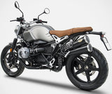 Échappement Sans Homologation Sonore Thunderbolt Acier Noir - Zard Compatible Avec Bmw R Nine T 1200 Scrambler (2021-2023)