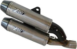 Échappement Sans Homologation Sonore Overlap Titanium - Zard Compatible Avec Ducati Monster 1100 Evo (2011-2013)