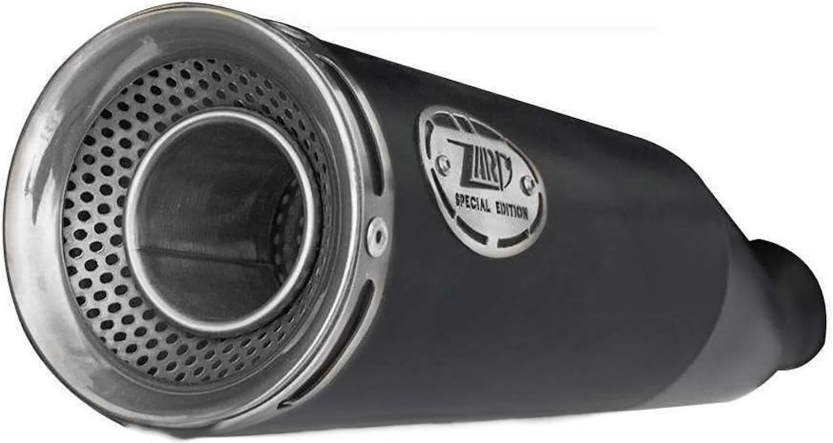 Échappement Sans Homologation Sonore Zuma Acier Noir Embout Aluminium - Zard Compatible Avec Ducati Scrambler 800 Desert Sled (2021-2022)
