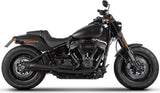 Système D'Échappement Complet Non Catalysé Et Sans Homologation Acoustique Acier Noir Embout Aluminium Noir - Zard Compatible Avec Harley-Davidson Breakout (2016-2023)