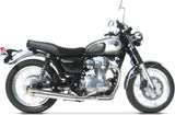 Système D'Échappement Complet Non Catalysé Et Sans Homologation Acoustique Conical Acier - Zard Compatible Avec Kawasaki W 800 (2010-2017)