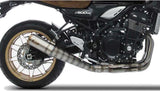 Système D'Échappement Complet Non Catalysé Et Sans Homologation Acoustique Acier - Zard Compatible Avec Kawasaki Z 900 Rs (2018-2020)