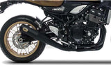 Système D'Échappement Complet Non Catalysé Et Sans Homologation Acoustique Titanium Noir - Zard Compatible Avec Kawasaki Z 900 Rs (2018-2020)