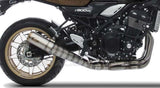 Système D'Échappement Complet Non Catalysé Et Sans Homologation Acoustique Titanium Snake Welds - Zard Compatible Avec Kawasaki Z 900 Rs (2018-2020)
