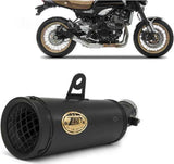 Échappement Sans Homologation Sonore Acier Noir - Zard Compatible Avec Kawasaki Z 900 Rs (2018-2020)