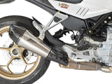 Échappement Sans Homologation Sonore Titanium Embout Carbon - Zard Compatible Avec Moto Guzzi V 100 Mandello 1000 (2023)