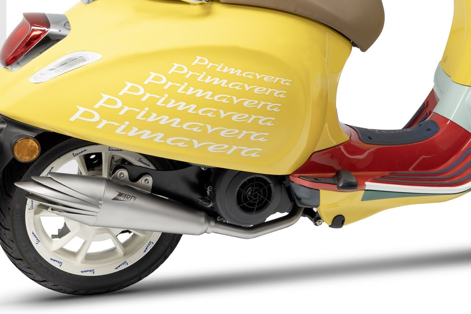 Complete Exhaust System Without Catalytic Converter And Without Sound Certification Dolcevita Stainless Steel - Zard Compatible With Piaggio Vespa Sprint 125 - 150 (2020-2023)