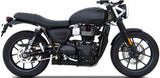 Échappement Sans Homologation Sonore Acier Noir - Zard Compatible Avec Triumph Speed Twin 900 (2021-2023)