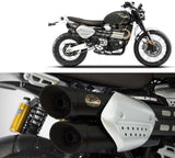 Échappement Sans Homologation Sonore Acier Noir - Zard Compatible Avec Triumph Scrambler 1200 (2021-2023)