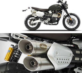 Échappement Sans Homologation Sonore Acier - Zard Compatible Avec Triumph Scrambler 1200 (2021-2023)