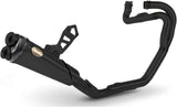Système D'Échappement Complet Non Catalysé Et Sans Homologation Acoustique Acier Noir Embout Carbon - Zard Compatible Avec Triumph Scrambler 1200 (2019-2023)