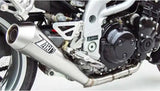 Échappement Sans Homologation Sonore Conical Acier - Zard Compatible Avec Triumph Speed Triple 955 (2002-2004)