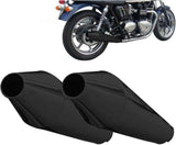 Échappement Sans Homologation Sonore Conical Acier Noir - Zard Compatible Avec Triumph Bonneville T100 Se (2008-2016)