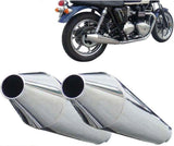 Échappement Sans Homologation Sonore Conical Acier Polish - Zard Compatible Avec Triumph Bonneville T100 Se (2008-2016)