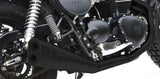 Système D'Échappement Complet Non Catalysé Et Sans Homologation Acoustique Short Low Acier Noir - Zard Compatible Avec Triumph Bonneville T100 (2001-2016)