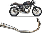 Système D'Échappement Complet Non Catalysé Et Sans Homologation Acoustique Bad Child Acier - Zard Compatible Avec Triumph Thruxton 900 (2001-2016)