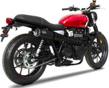 Système D'Échappement Complet Non Catalysé Et Sans Homologation Acoustique Zuma High Acier Noir - Zard Compatible Avec Triumph Speed Twin 900 (2020-2023)
