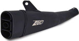 Échappement Sans Homologation Sonore Short Acier Noir - Zard Compatible Avec Triumph Street Triple 675 (2013-2016)