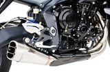 Échappement Sans Homologation Sonore Short Acier - Zard Compatible Avec Triumph Street Triple 675 (2013-2016)