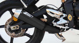 Complete Exhaust System Without Catalytic Converter And Without Sound Certification Conical Steel Black - Zard Compatible With Yamaha T-Max 530 (2012-2014)
