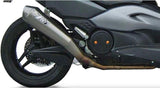 Système D'Échappement Complet Non Catalysé Et Sans Homologation Acoustique Conical Titanium - Zard Compatible Avec Yamaha T-Max 530 (2012-2014)