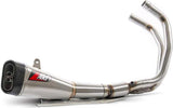Système D'Échappement Complet Non Catalysé Et Sans Homologation Acoustique Acier Embout Carbon - Zard Compatible Avec Yamaha Mt-07 (2014-2023)