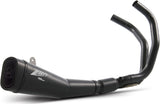 Système D'Échappement Complet Non Catalysé Et Sans Homologation Acoustique Acier Noir - Zard Compatible Avec Yamaha Mt-07 (2014-2023)