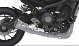Système D'Échappement Complet Non Catalysé Et Sans Homologation Acoustique Acier - Zard Compatible Avec Yamaha Xsr 900 (2016-2020)