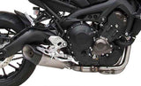 Complete Exhaust System Without Catalytic Converter And Without Sound Certification Stainless Steel Endcap Carbon - Zard Compatible With Yamaha Mt-09 (2017-2020)