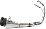 Système D'Échappement Complet Non Catalysé Et Sans Homologation Acoustique Acier Embout Carbon - Zard Compatible Avec Yamaha R7 (2021-2023)