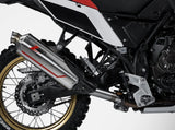 Système D'Échappement Complet Non Catalysé Et Sans Homologation Acoustique Sabbia Acier - Zard Compatible Avec Yamaha Ténéré 700 (2021-2023)