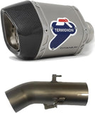 Échappement Sans Homologation Sonore Relevance D70 Titanium Carbon Cap - Termignoni Compatible Avec Kawasaki Z 900 (2017-2020)