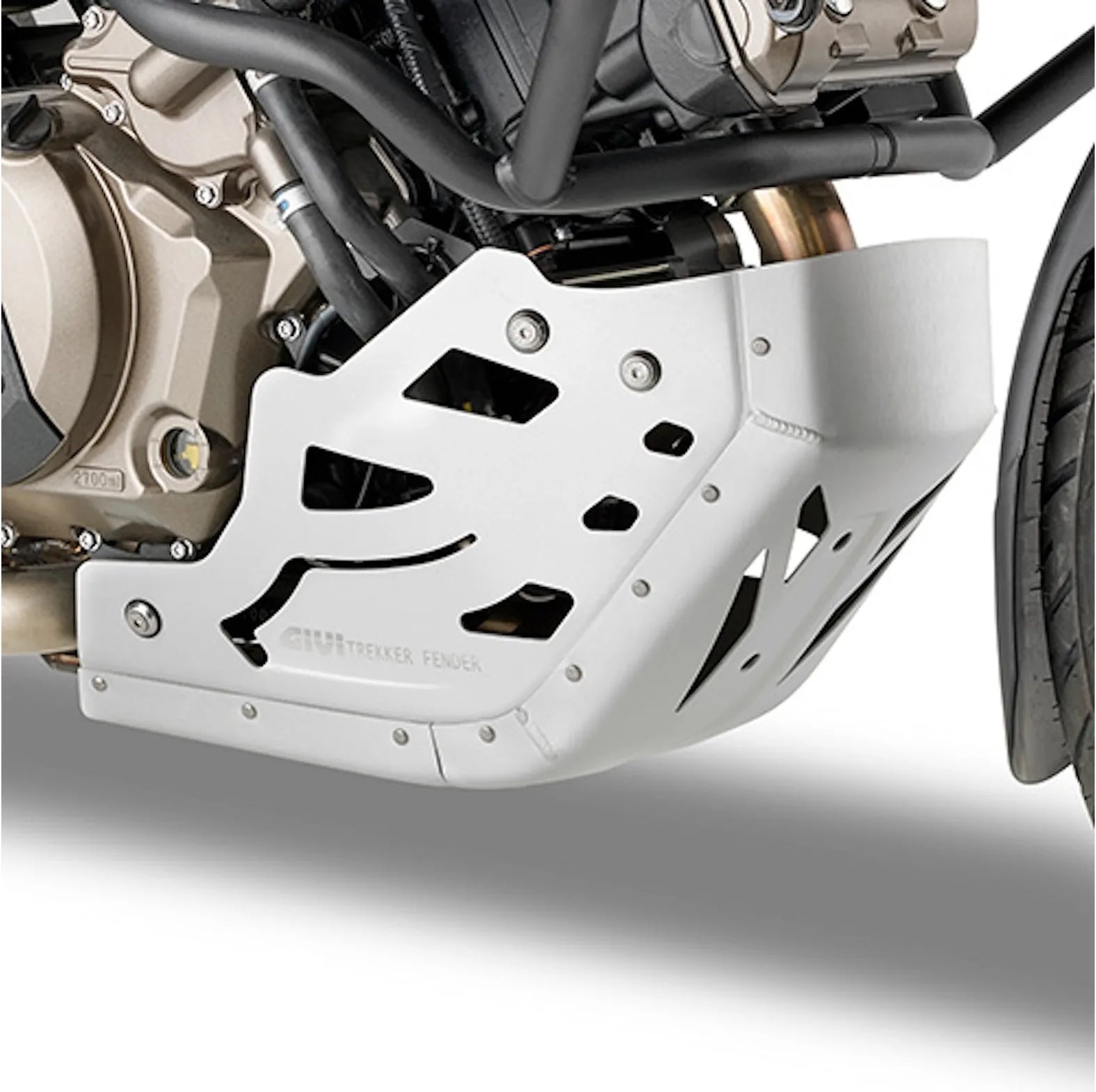 Sabot Moteur En Aluminium Aluminium - Givi Compatible Avec Suzuki V-Strom 1050 - Se (2020-2024)