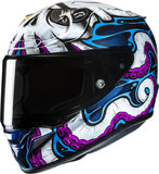 Casque Intégral Pour Moto Hjc Rpha 12 P.I.M. Evo (Carbon-Aramid/Fiberglass/Natural Fiber) Mc28 Kraken Taille 06 Xs