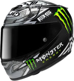 Casque Intégral Pour Moto Hjc Rpha 12 P.I.M. Evo (Carbon-Aramid/Fiberglass/Natural Fiber) Mc5 Quartararo Replica Taille 09 L