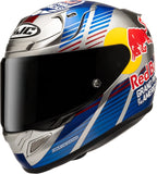 Casque Intégral Pour Moto Hjc Rpha 12 P.I.M. Evo (Carbon-Aramid/Fiberglass/Natural Fiber) Mc21 Red Bull Austin Gp 2 Taille 05 Xxs