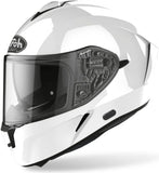 Casque Intégral Pour Moto Airoh Spark 2 - Sp214 Thermoplastic Hrt Blanc Gloss Color Taille Xxl