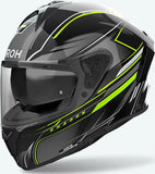 Casque Intégral Pour Moto Airoh Spark 2 - Sp2Sh31 Thermoplastic Hrt Jaune Gloss Shadow Taille Xxl