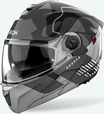 Casque Modulable Pour Moto Airoh Specktre - Specg16 Thermoplastic Hrt Gris Gloss Groove Taille Xs